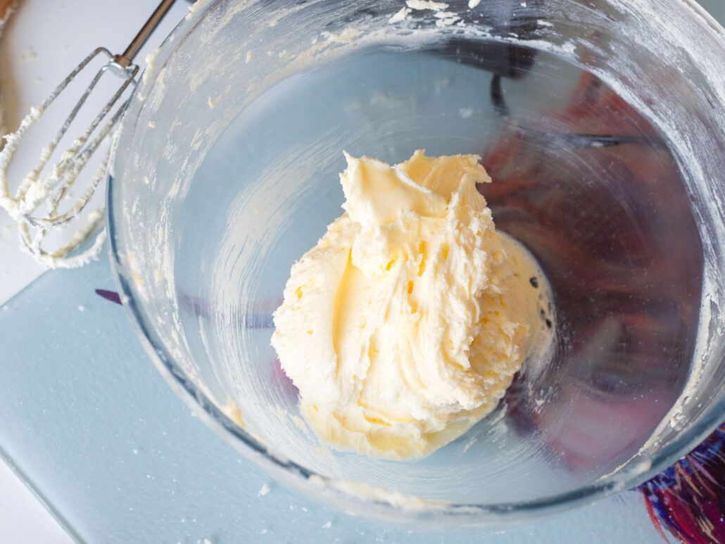 creamed butter and sugar in the sponge cake recipe