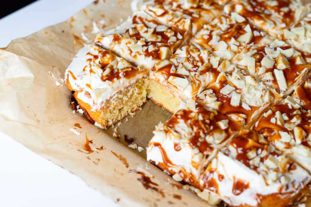 biscoff and white chocolate old school cake recipe