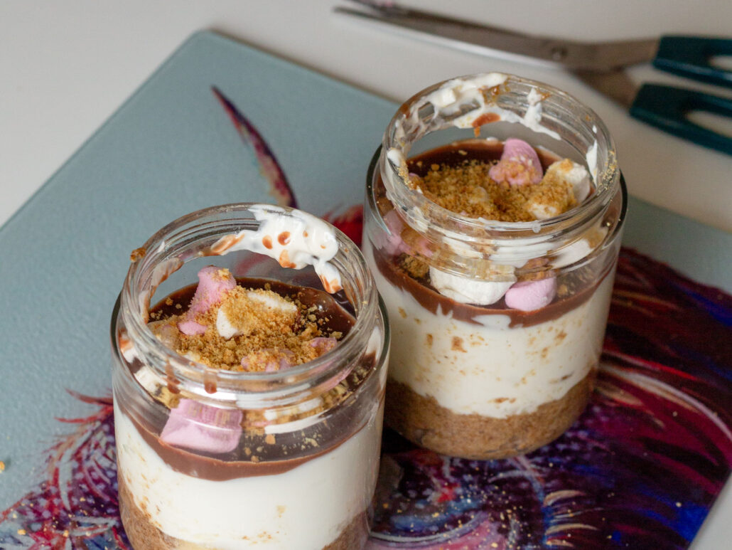 s'mores overnight weetabix are finished