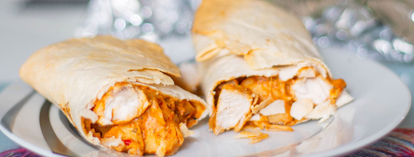 creamy cajun chicken wraps recipe - perfect lunch prep